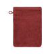 Lot de 10 Serviettes éponge coton bio BERRY RED