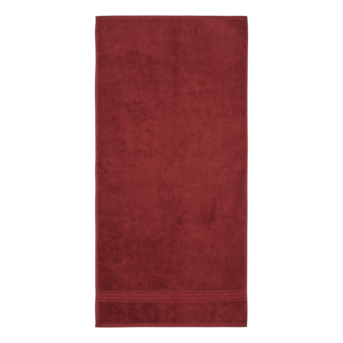 Lot de 4 Serviettes éponge coton bio BERRY RED