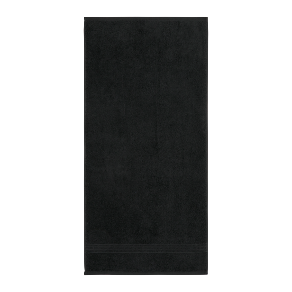 Lot de 4  Serviettes éponge coton bio CHARCOAL BLACK