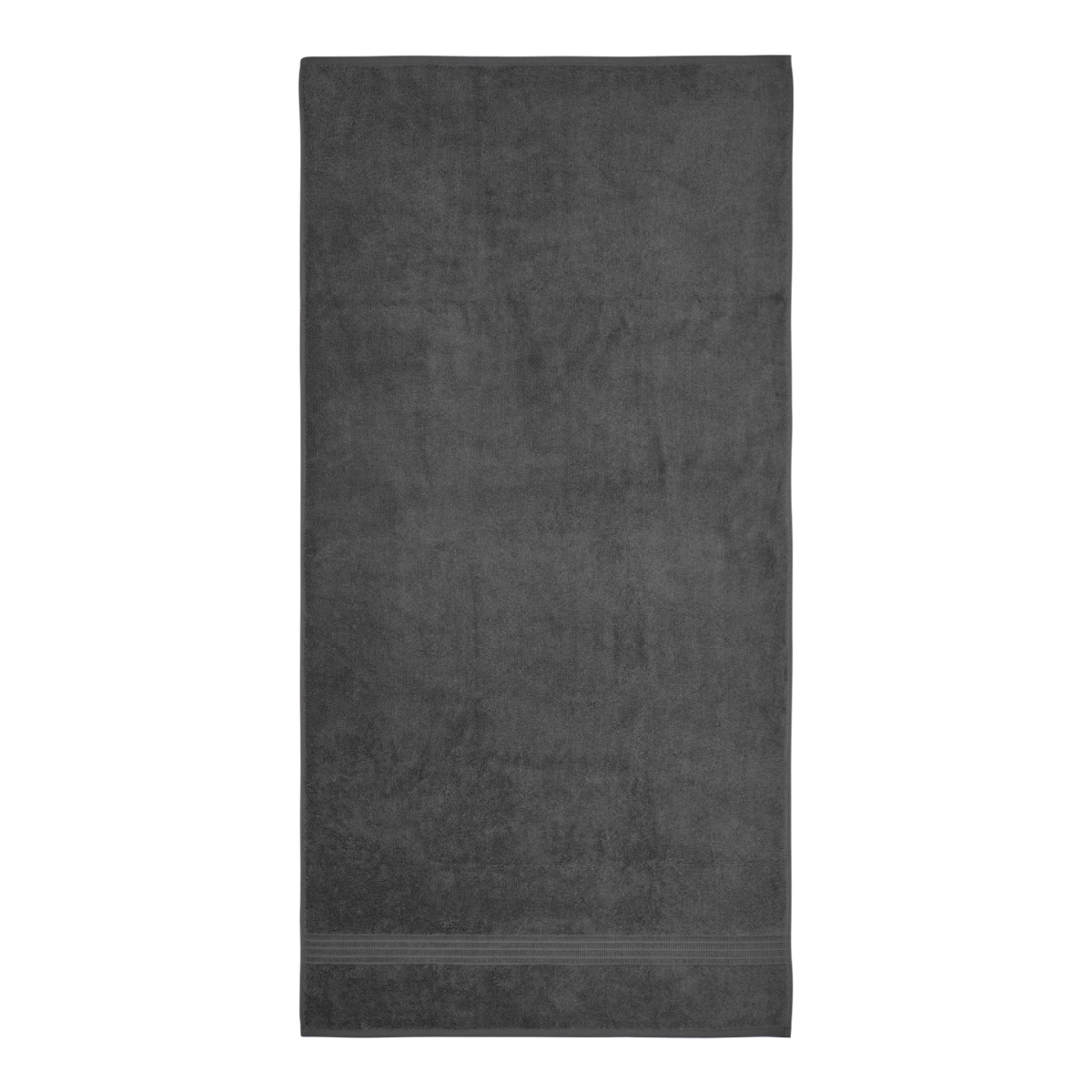 Lot de 10 Serviettes éponge coton bio COAL GREY