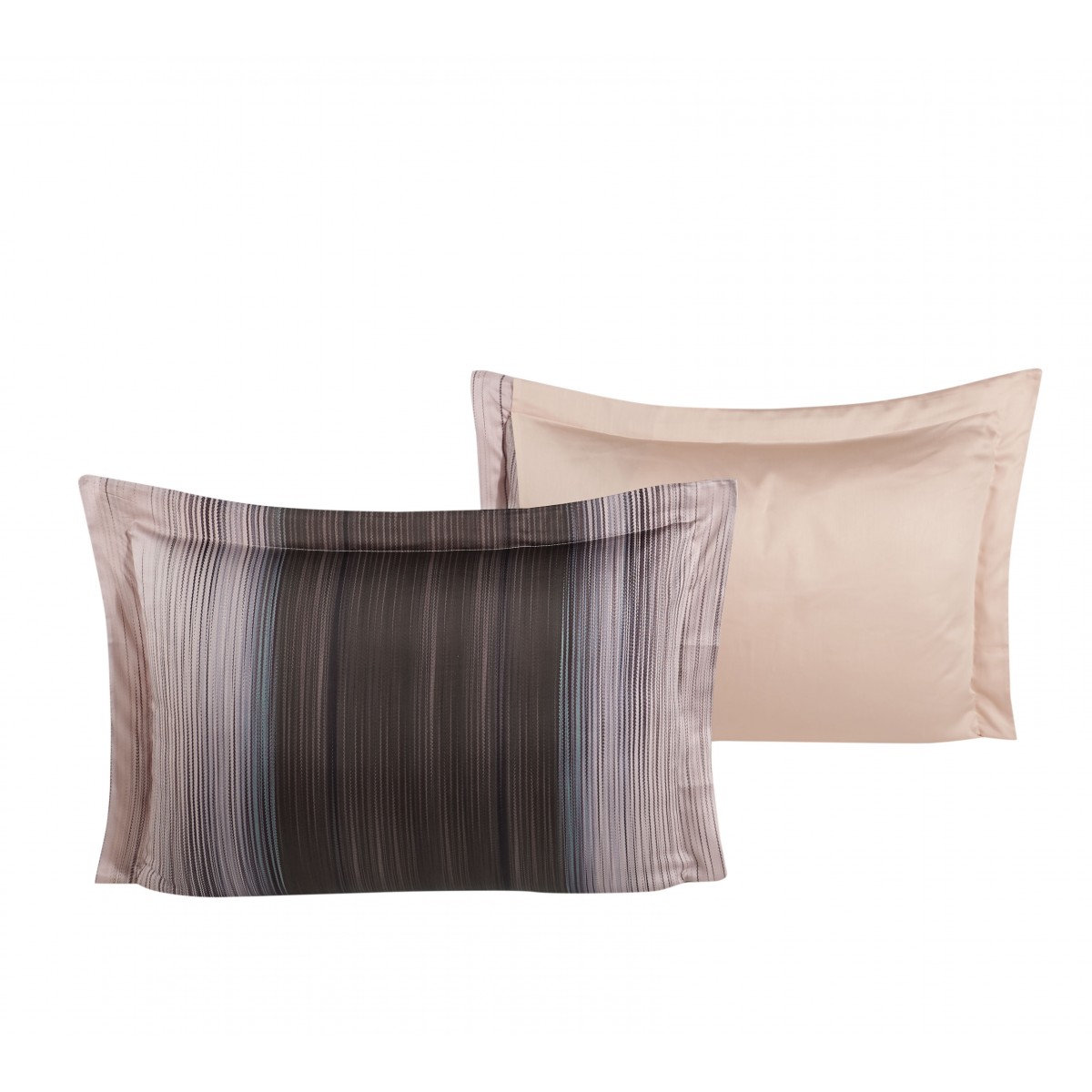 Lot de 2 Taies d'oreiller 50x70 cm satin de coton GERARD