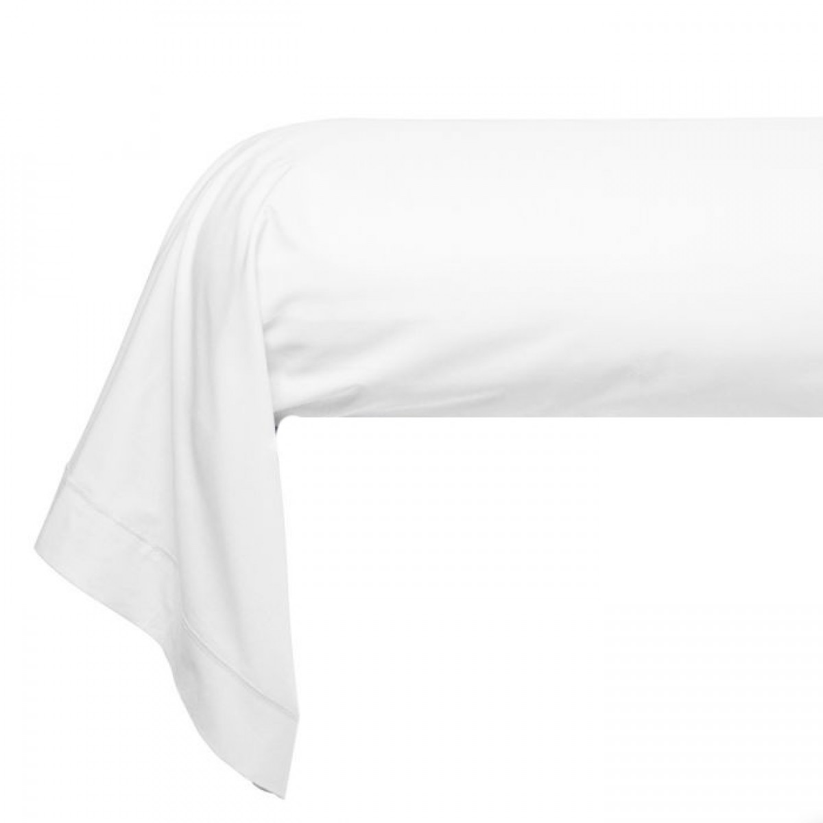 Tour de lit traversin en coton blanc Susie & Bonnie (180 cm)